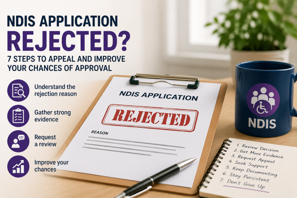 NDIS Application Rejected? 7 Steps to Appeal and Improve Your Chances of Approval